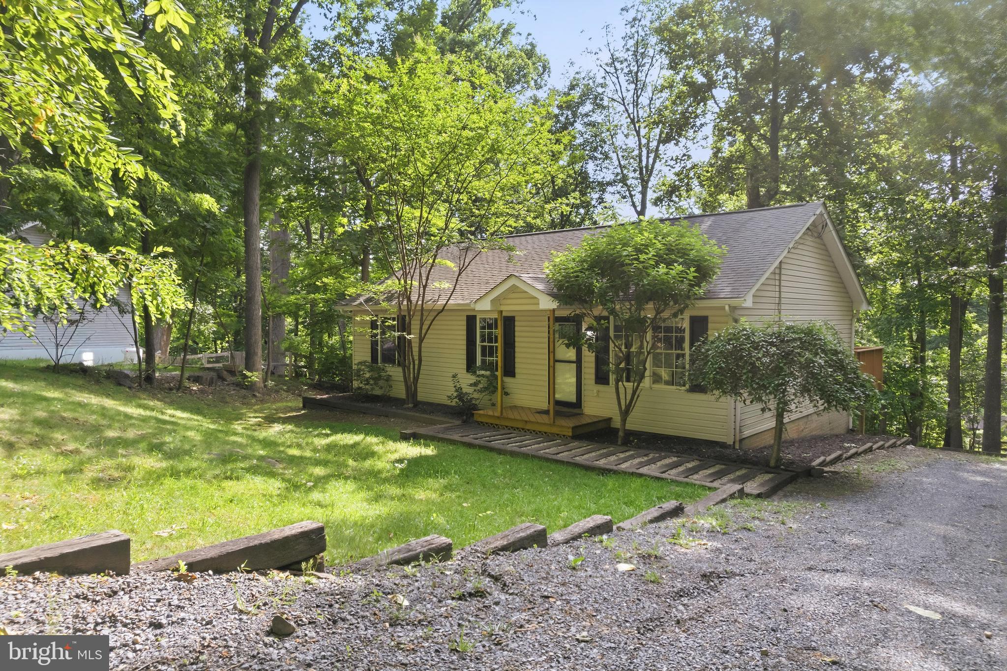Spacious long driveway to this beautiful home.