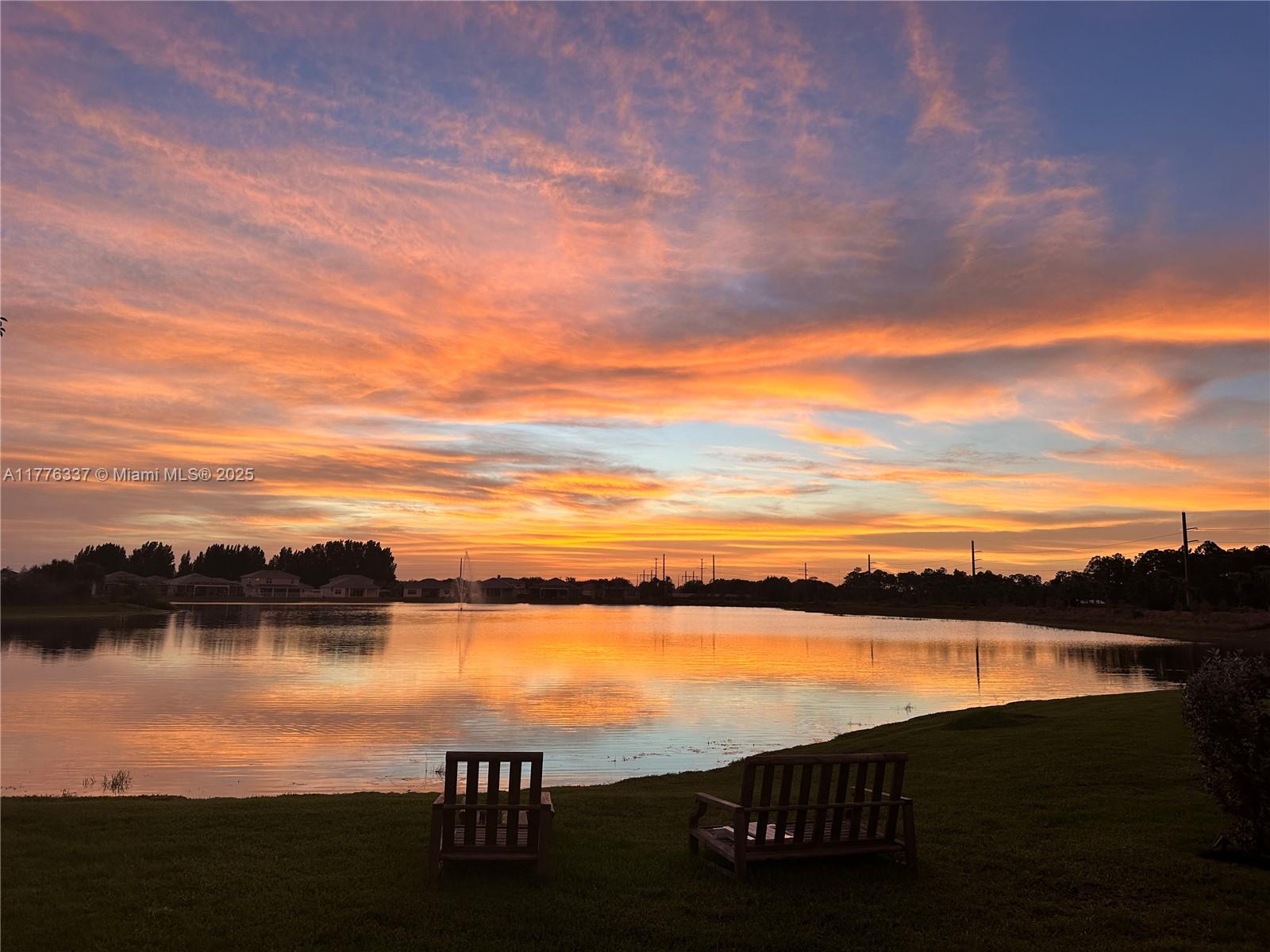 9734 Southwest Meridian Way Stuart, FL 34997 - Photo 42 of 48 a view of lake and city