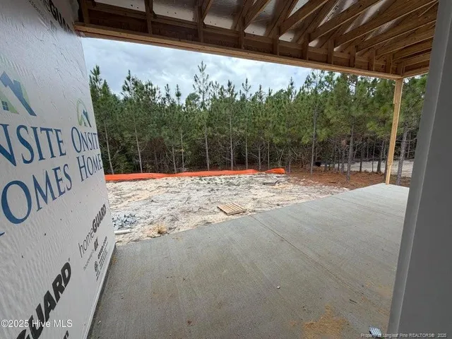 a view of road with snow