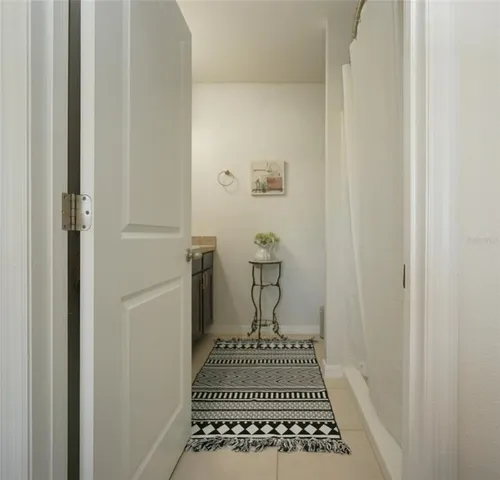 a view of a bathroom with a sink