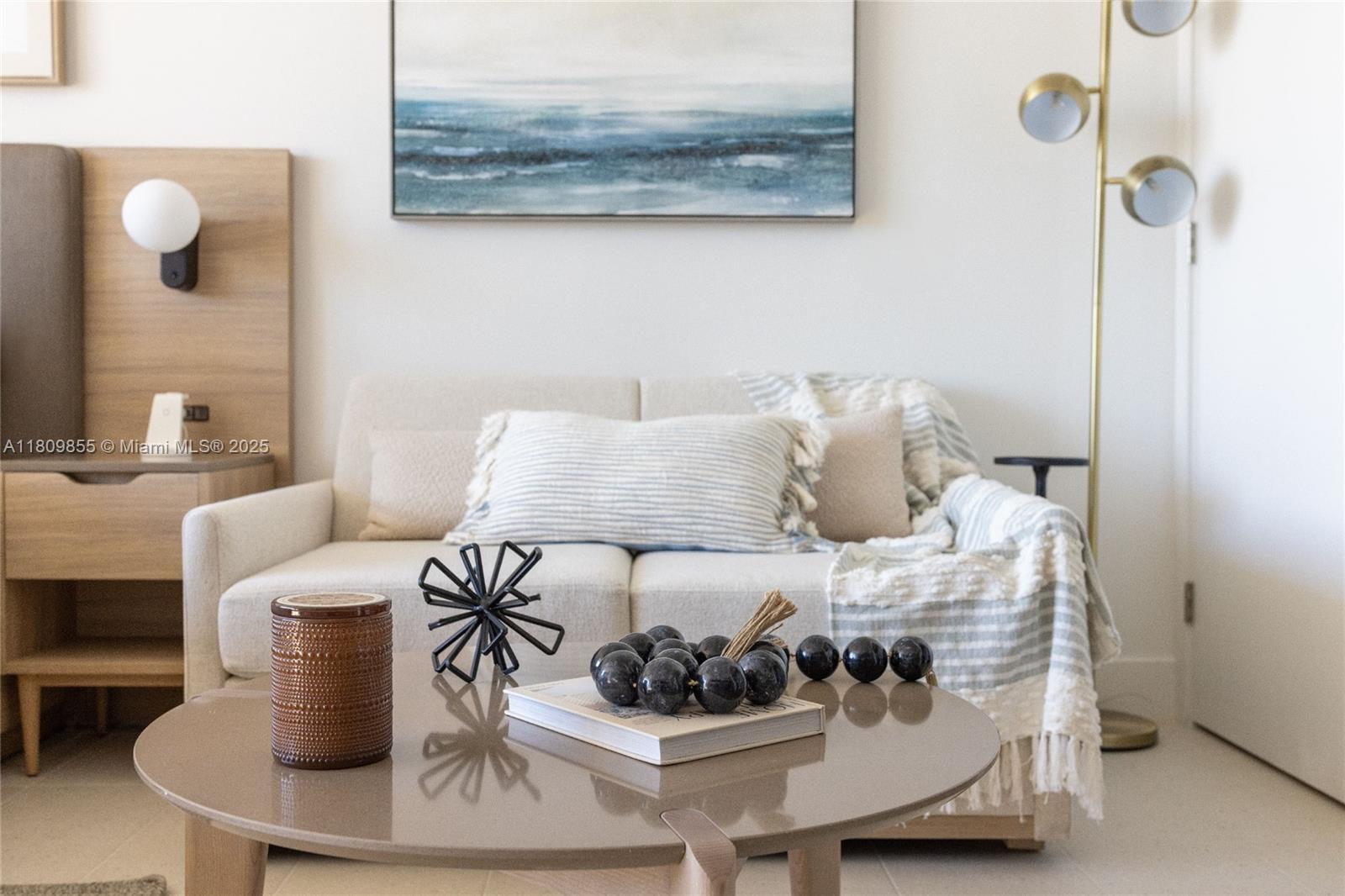 159 Northeast 6th Street, Unit 3012 Miami, FL 33132 - Photo 12 of 91 a bedroom with a bed and couch