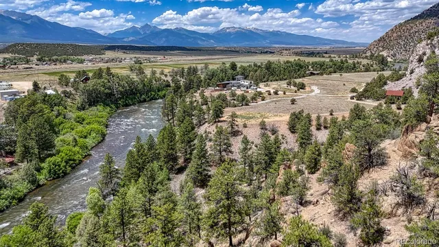 a view of a city with ocean view