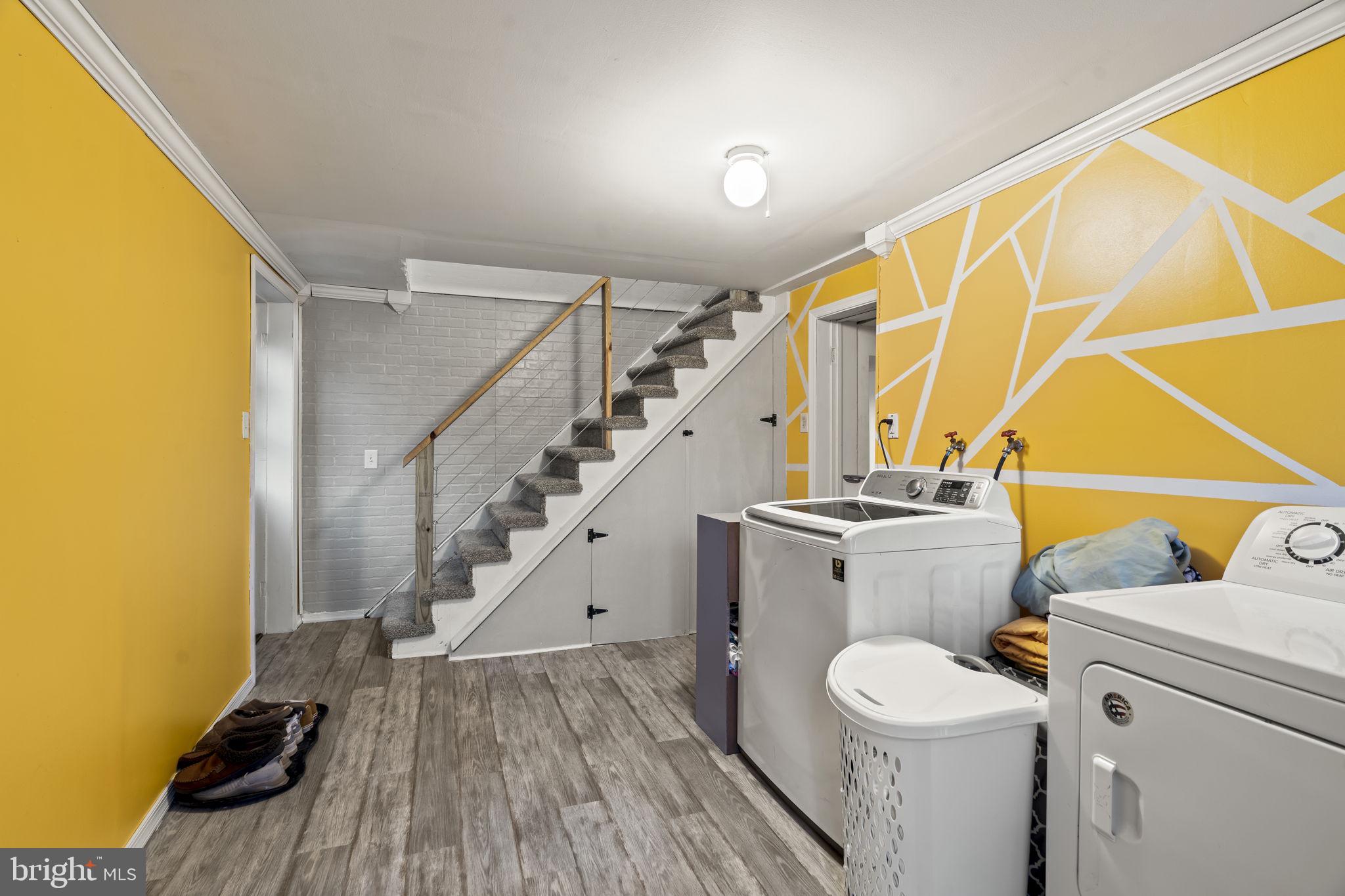 15 North Miller Avenue Carneys Point, NJ 08069 - Photo 5 of 18 a view of storage and utility room with washer and dryer