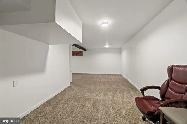 a view of a room with chairs