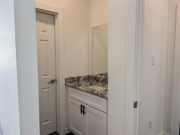 a view of a storage and utility room