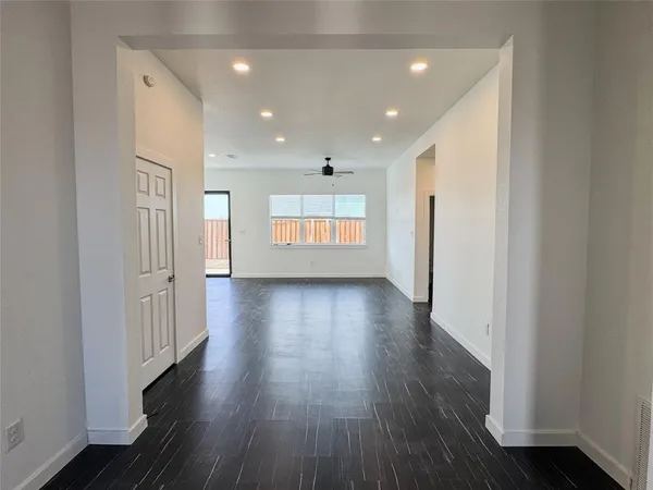 wooden floor in an empty room with wooden floor