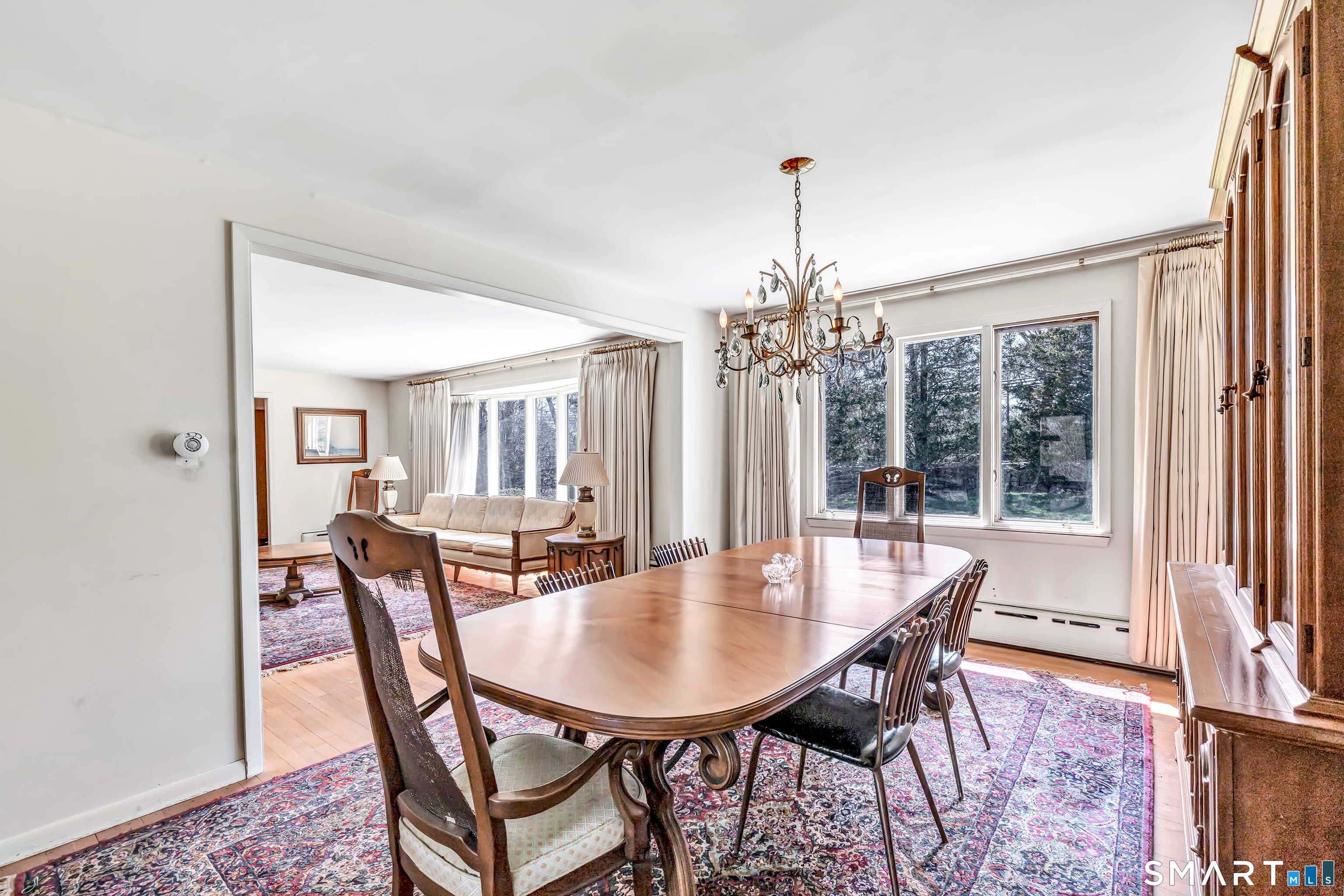 160 Sport Hill Road Easton, CT 06612 - Photo 10 of 40 a view of a dining room with furniture window and outside view
