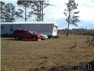 6415 Mary Kitchens Road Milton, FL 32583 - Photo 1 of 6 View from Northwest corner of front lawn. Pasture extends behind the mobile home.