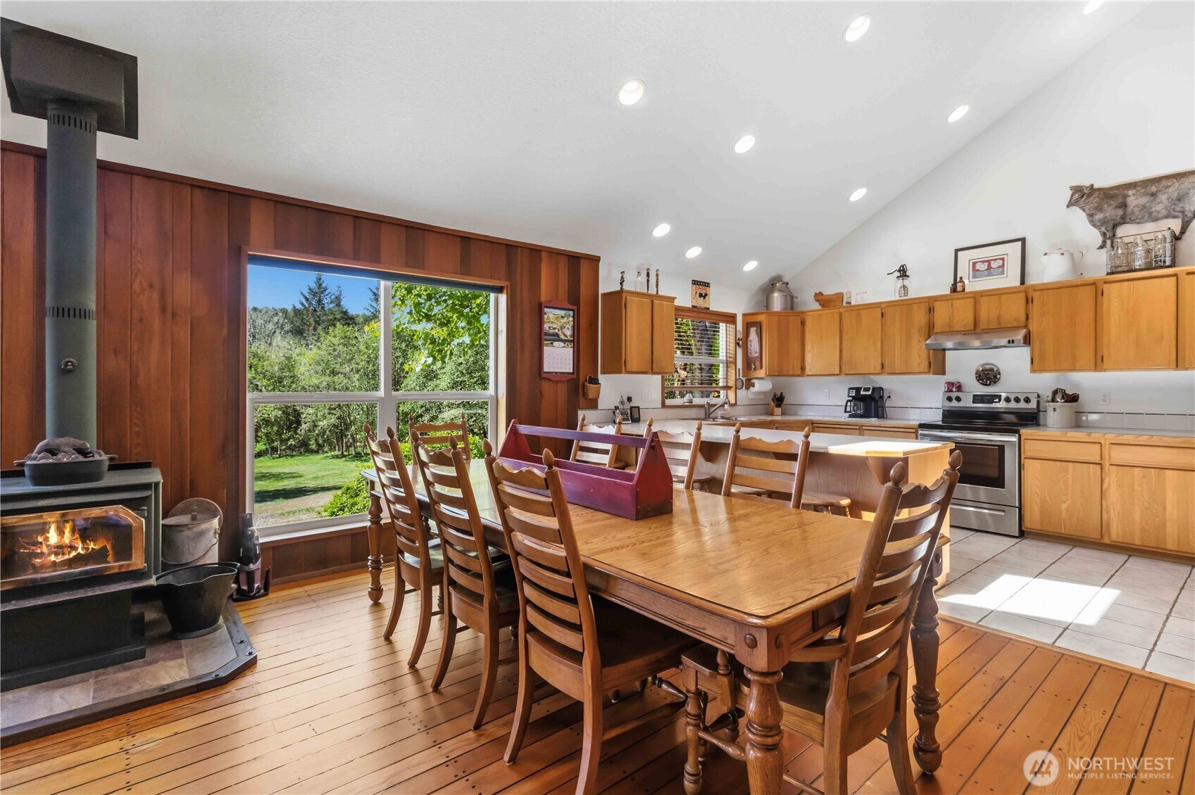 359 Frank Smith Road Toutle, WA 98649 - Photo 12 of 40 a view of a dining room with furniture window and wooden floor