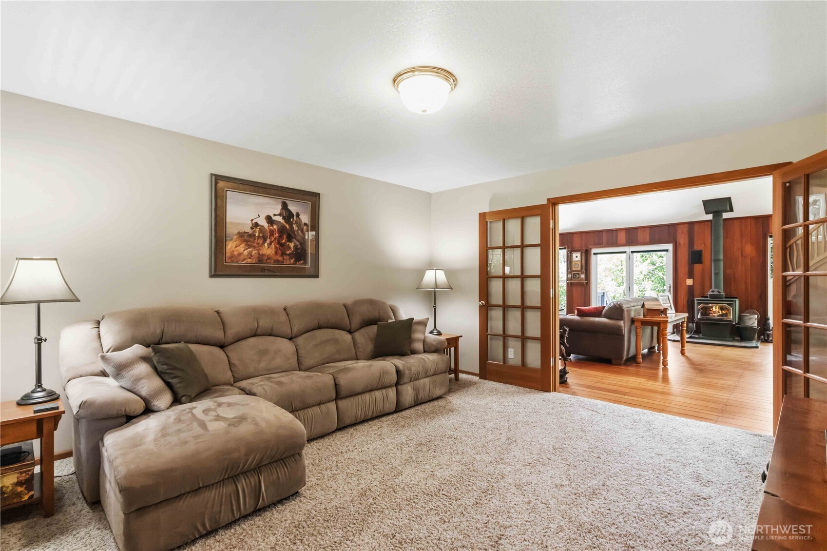 359 Frank Smith Road Toutle, WA 98649 - Photo 8 of 40 a living room with furniture and a flat screen tv