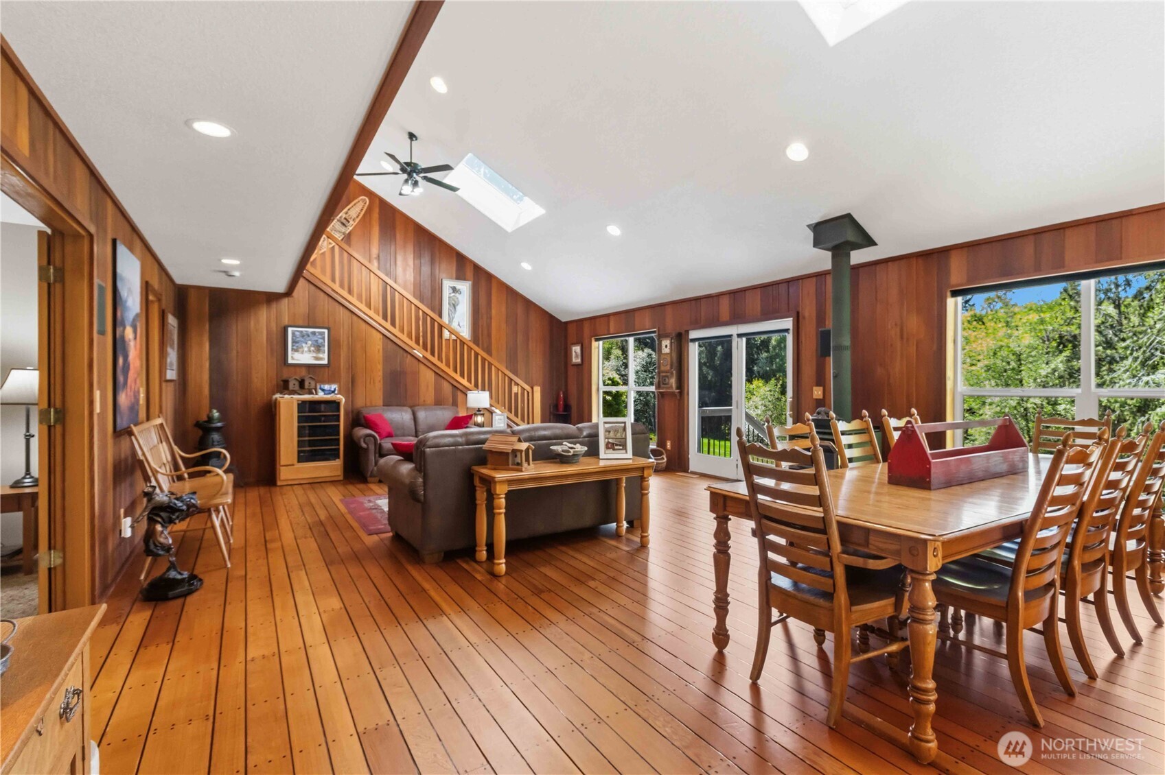 359 Frank Smith Road Toutle, WA 98649 - Photo 9 of 40 a view of a dining room with furniture window and wooden floor