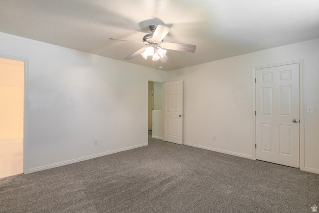 1735 West 540 North, Unit 1805 St. George, UT 84770 - Photo 46 of 64 Spacious room featuring neutral carpeting, light-toned walls, and a ceiling fan with integrated lighting
