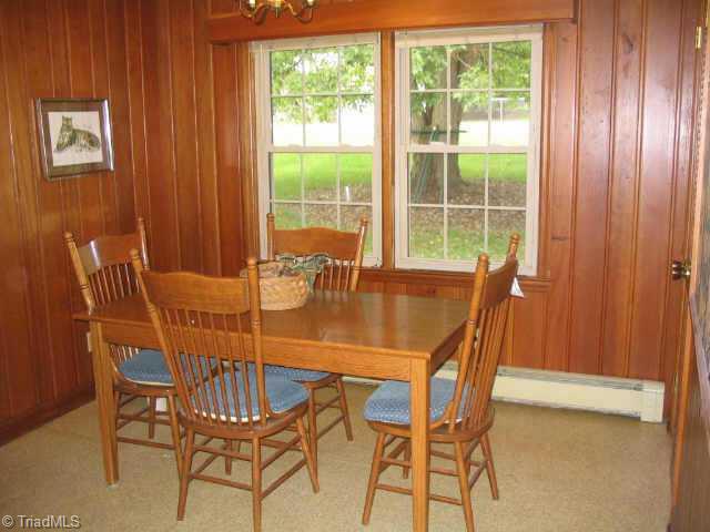 Other. Paneled dining room has storage and great views.