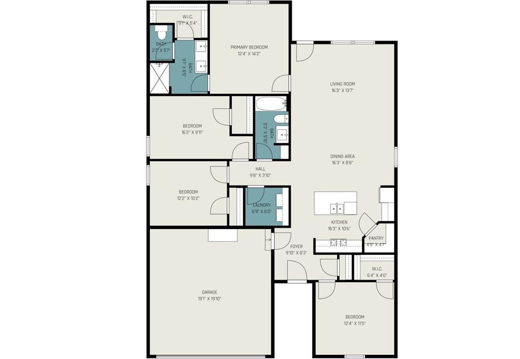 706 Spur Ridge Princeton, TX 75407 - Photo 36 of 36 View of floor plan / room layout