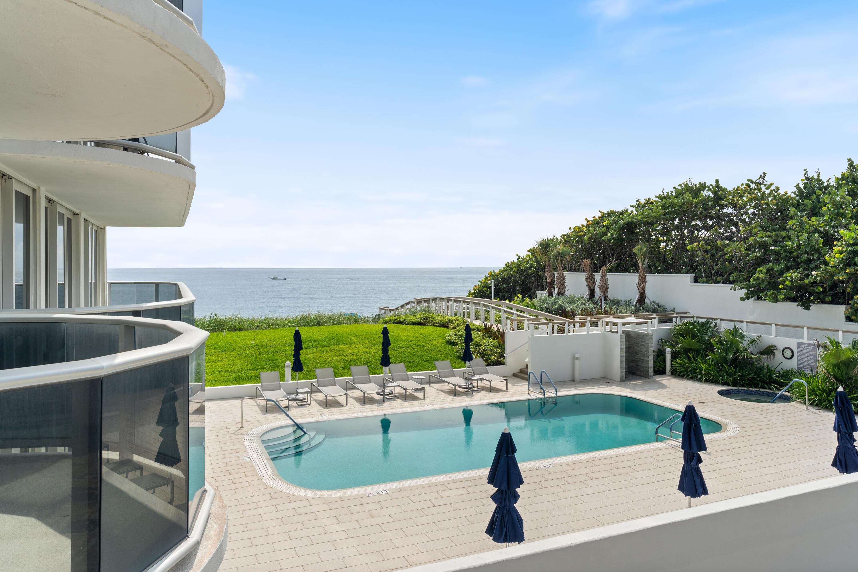 350 South Ocean Boulevard, Unit 1B Boca Raton, FL 33432 - Photo 4 of 26 Balcony View 1