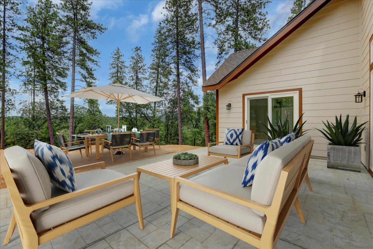 10279 Evergreen Ranch Court Grass Valley, CA 95949 - Photo 19 of 79 a view of outdoor space yard deck patio and outdoor kitchen