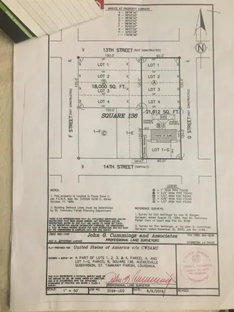 $140,000 | 0 13th Avenue, Covington, LA 70433