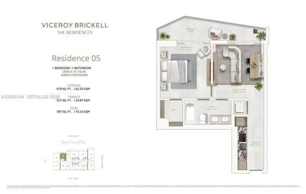 $6,300 | 77 Southeast 5th Street, Unit 2305, Miami, FL 33131
