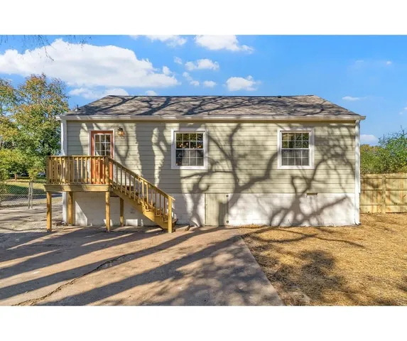 a view of a house with a balcony