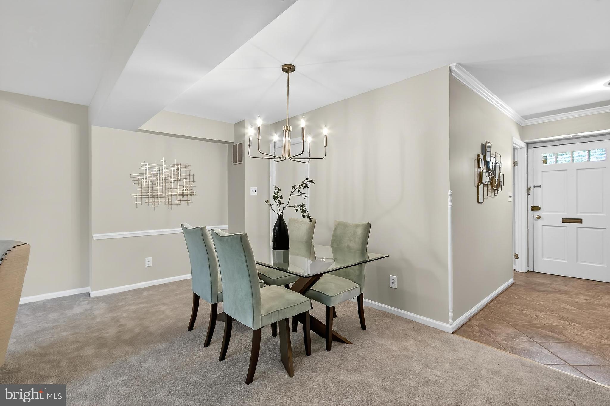 7781 Tiverton Drive Springfield, VA 22152 - Photo 12 of 53 Dining room has chair rail