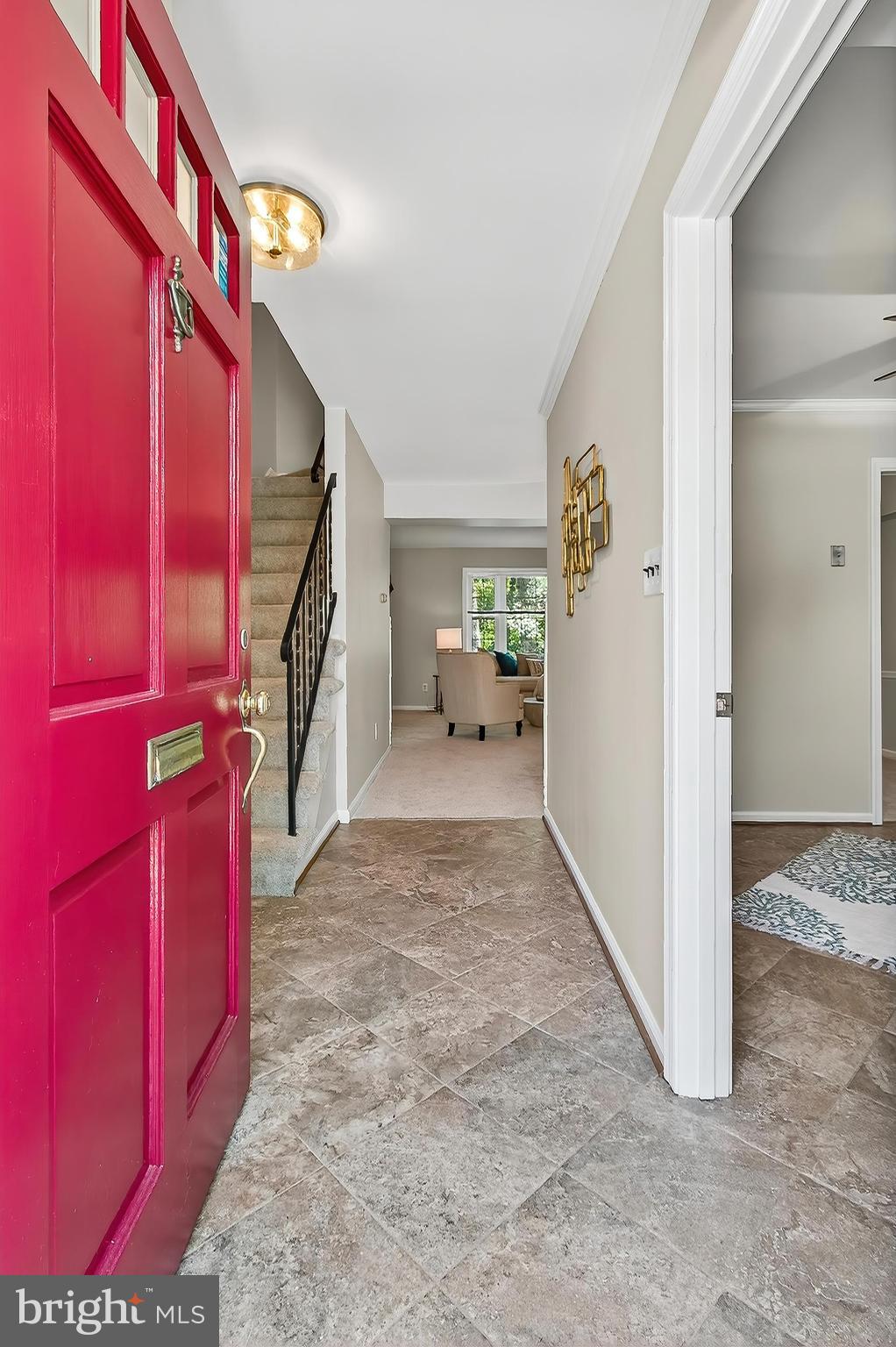 7781 Tiverton Drive Springfield, VA 22152 - Photo 4 of 53 Foyer w/ceramic tile flooring & new light fixture