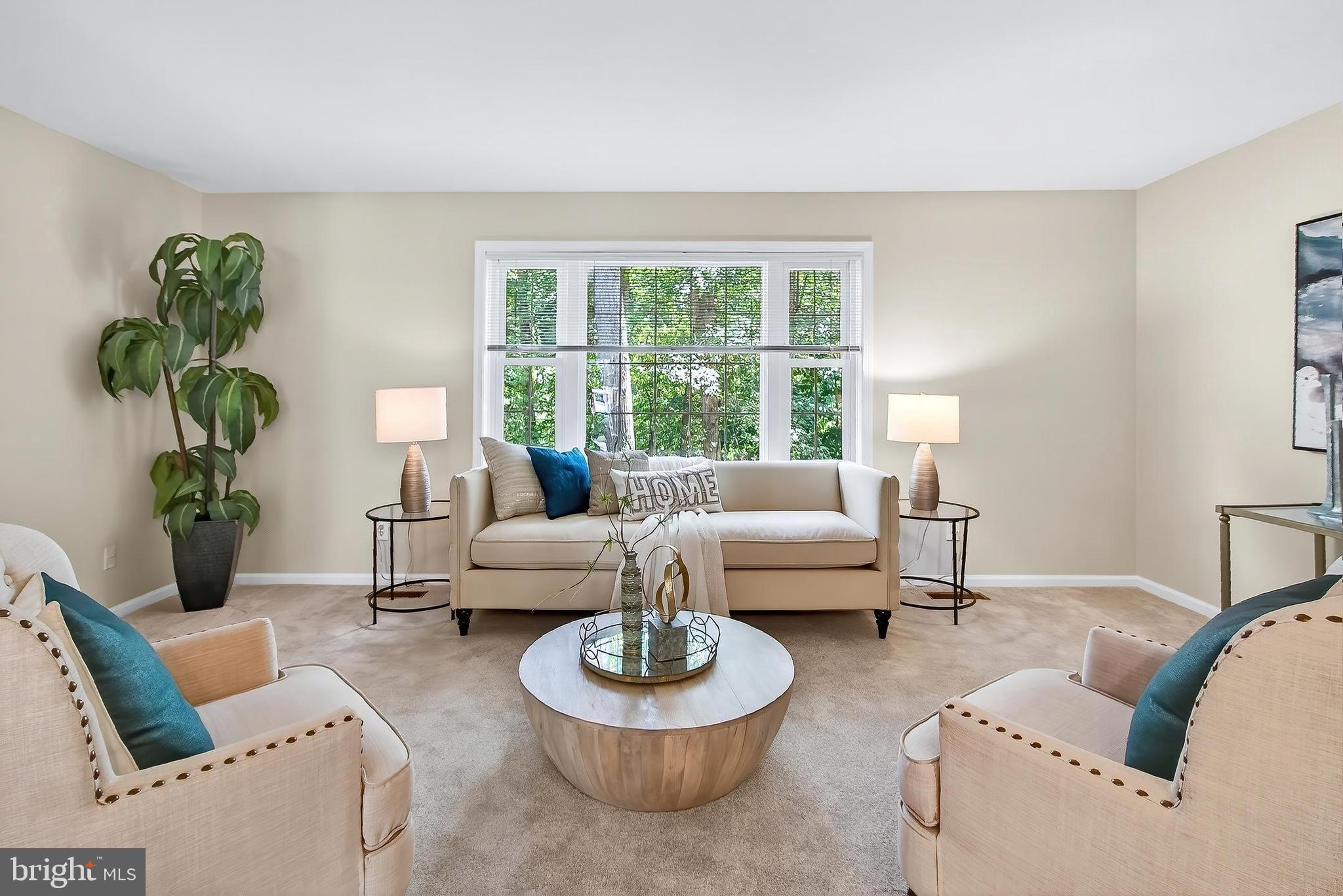 7781 Tiverton Drive Springfield, VA 22152 - Photo 8 of 53 Large living rm picture window w/view of trees