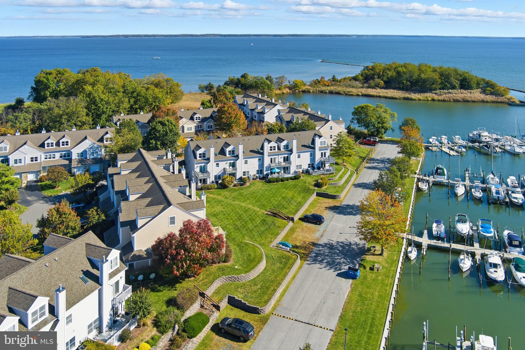 906 Auckland Way Chester, MD 21619 - Photo 27 of 36 Aerial view towards Chester River