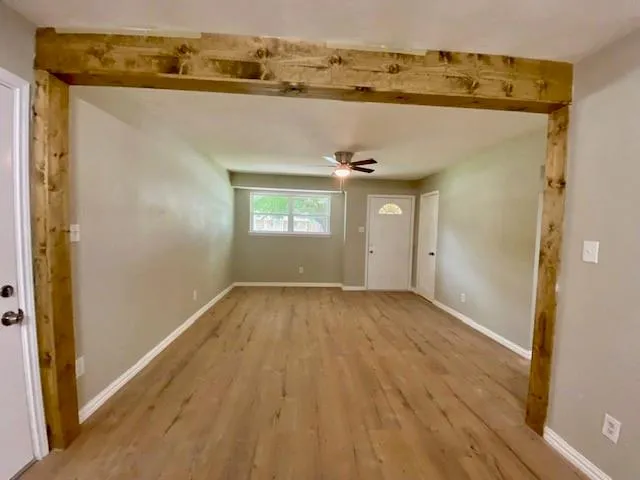 wooden floor in an empty room