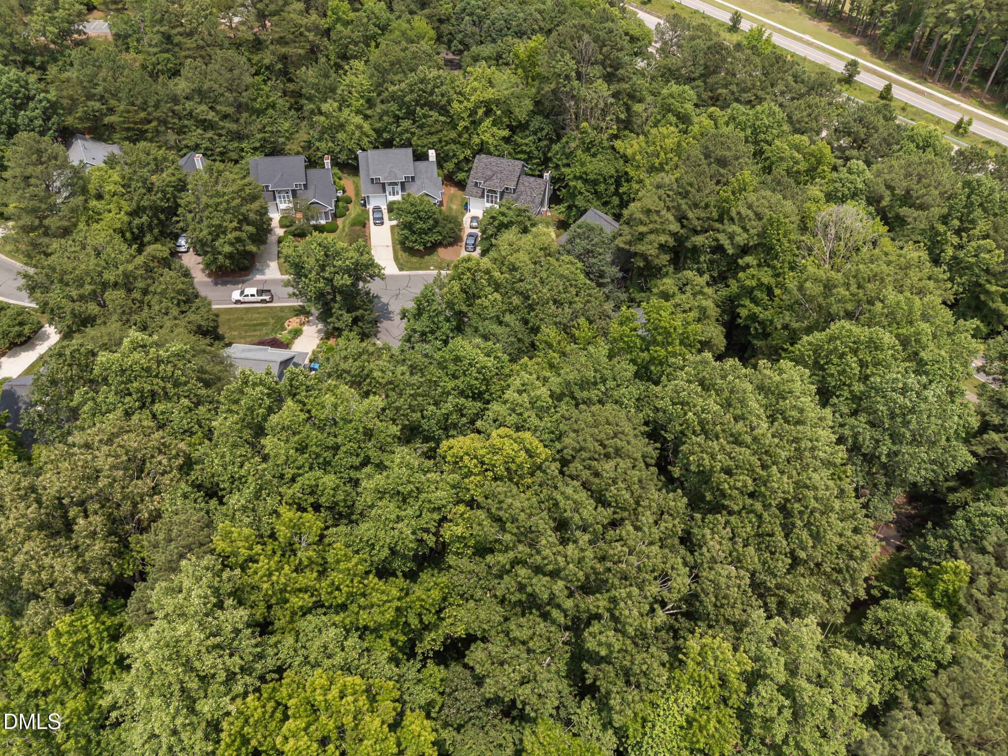 16 Marchmont Court Durham, NC 27705 - Photo 8 of 8 a view of a house with a lush green forest