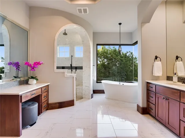 a very nice looking room with a large window