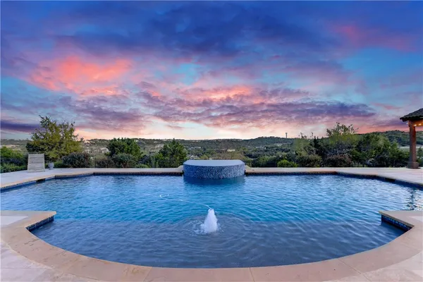 a view of a lake with outdoor space
