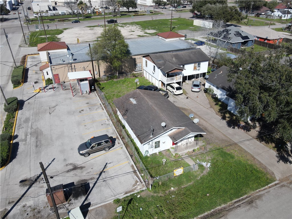409 Chaparral Street Alice, TX 78332 - Photo 18 of 24 an aerial view of a house with garden space and street view