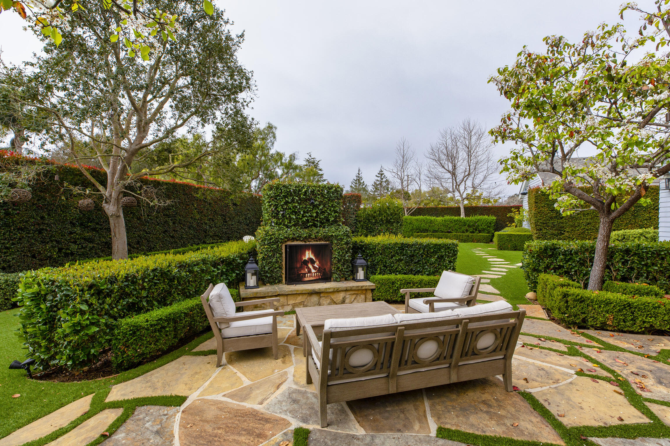 199 Ocean View Avenue Carpinteria, CA 93013 - Photo 9 of 22 a view of a garden with patio