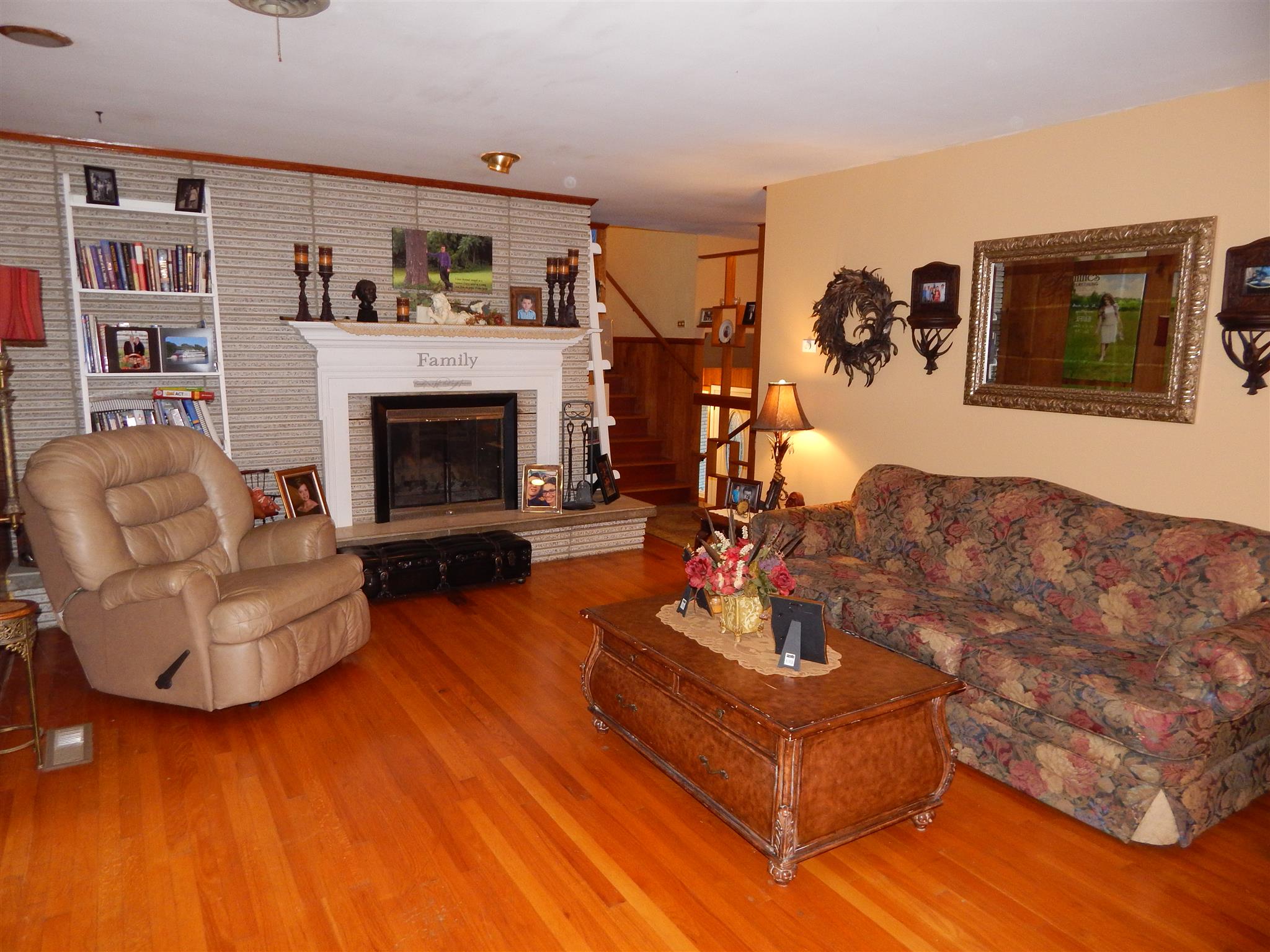 3617 Academy Road Portland, TN 37148 - Photo 4 of 27 a living room with furniture and a fireplace