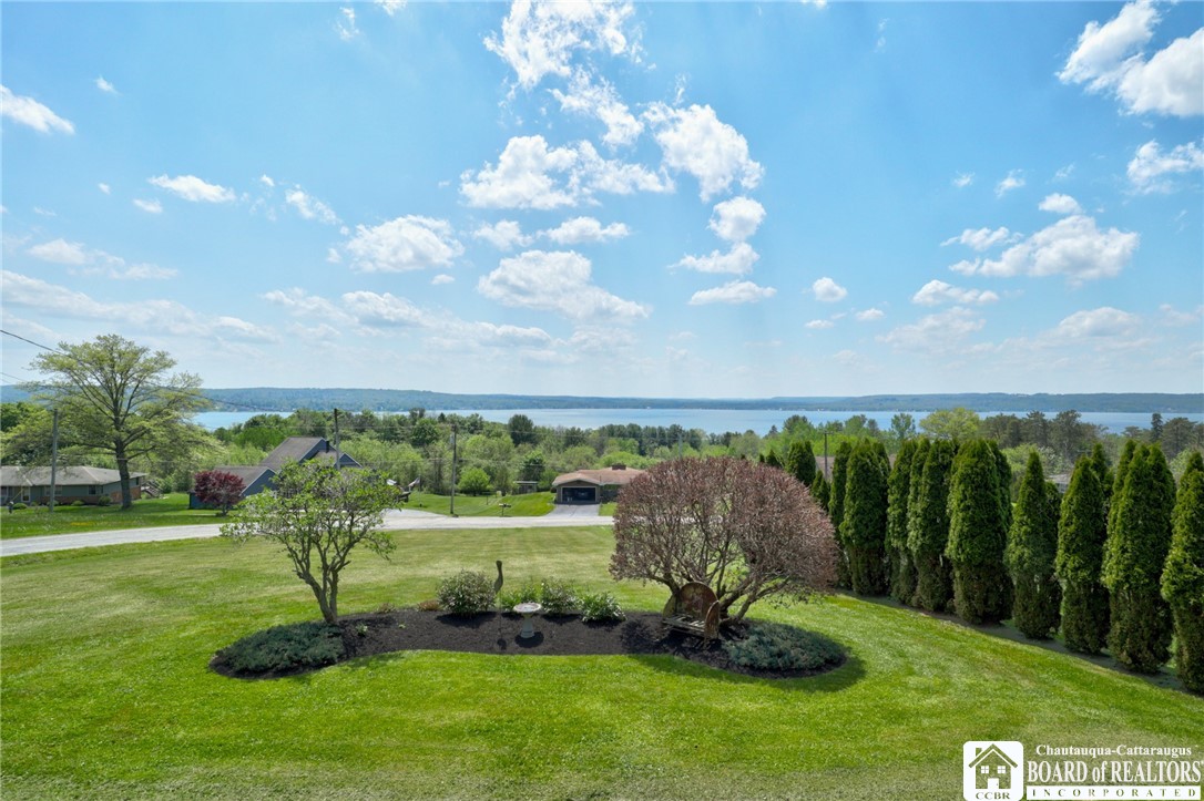 4128 Alm Road Ellery, NY 14712 - Photo 6 of 44 Beautifully landscaped... row of privacy bushes!