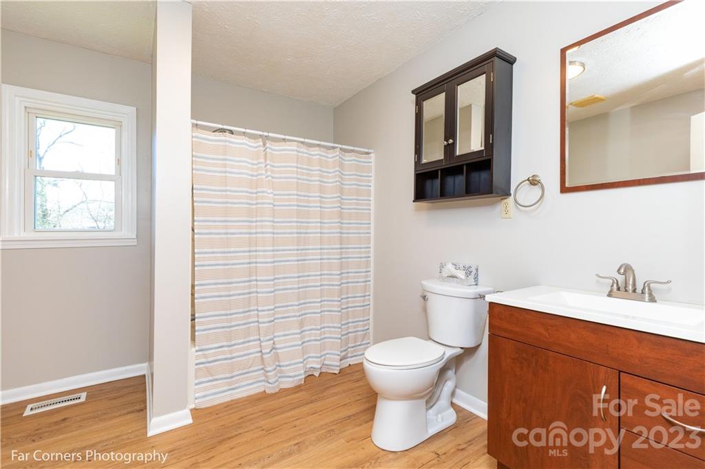 8 Ross Farm Road Waynesville, NC 28786 - Photo 9 of 23 a bathroom with a toilet sink and mirror