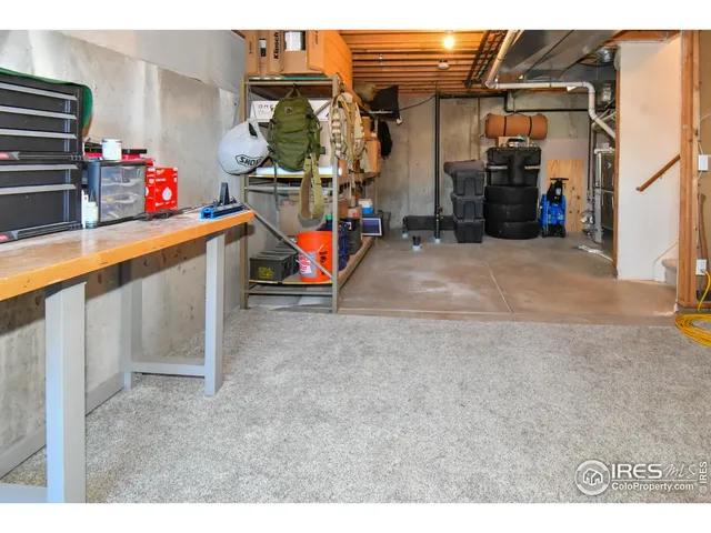 a view of storage and utility room