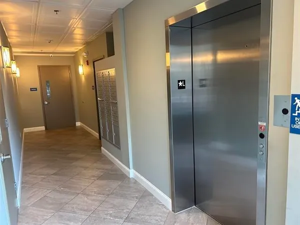 a view of elevator