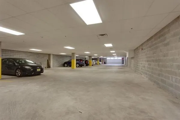 a view of a car garage