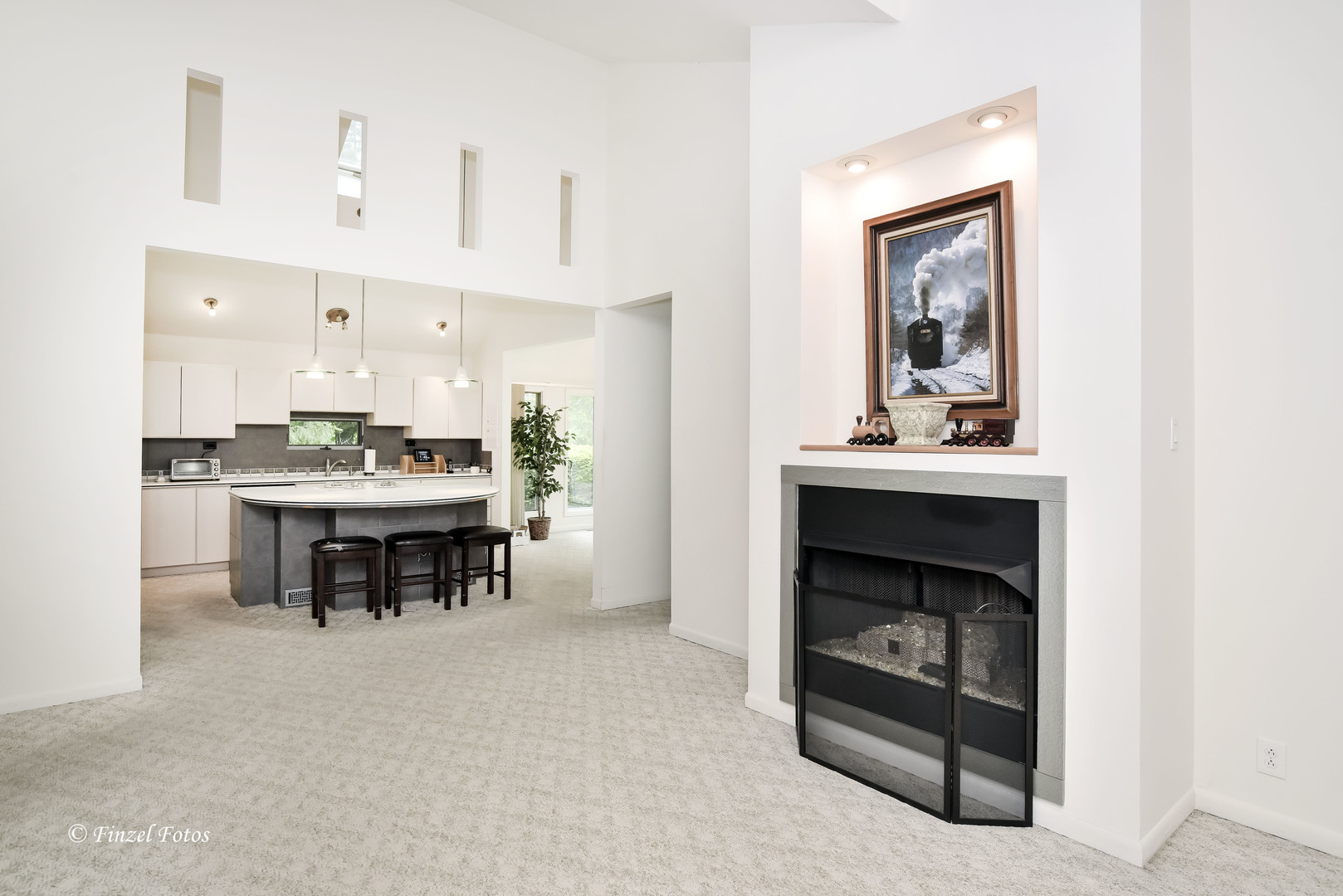 1817 Orchard Lane McHenry, IL 60050 - Photo 5 of 20 a living room with furniture and a fireplace