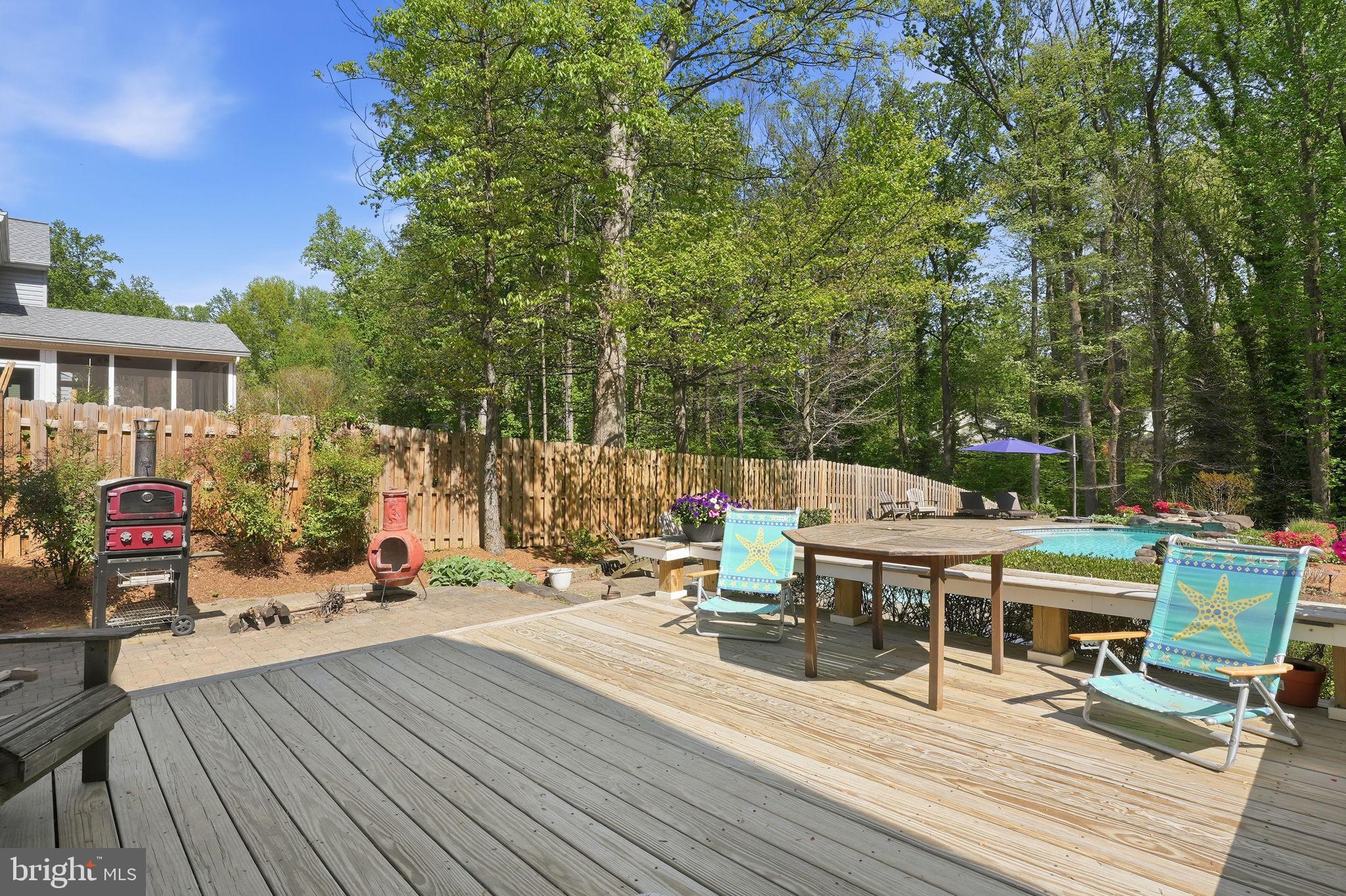 1567 Comanche Road Arnold, MD 21012 - Photo 45 of 67 Serene backyard oasis with poolside charm.