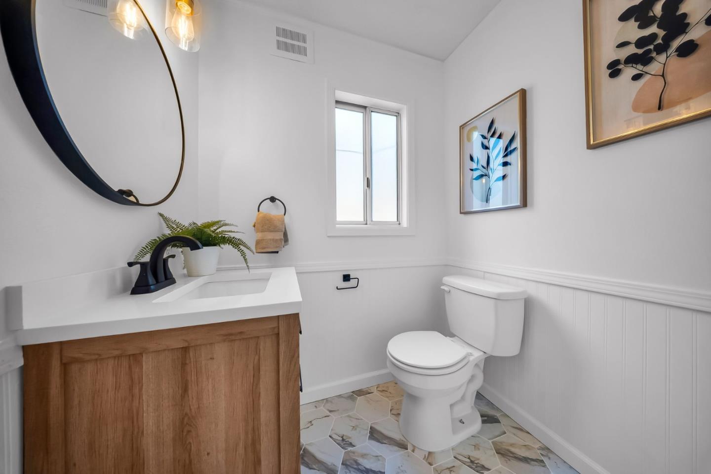 180 Coventry Drive Campbell, CA 95008 - Photo 18 of 44 a bathroom with a toilet sink and mirror