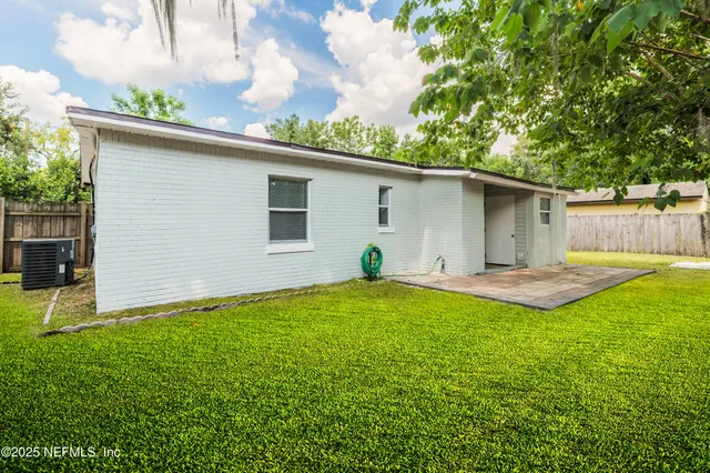 a front view of a house with windows
