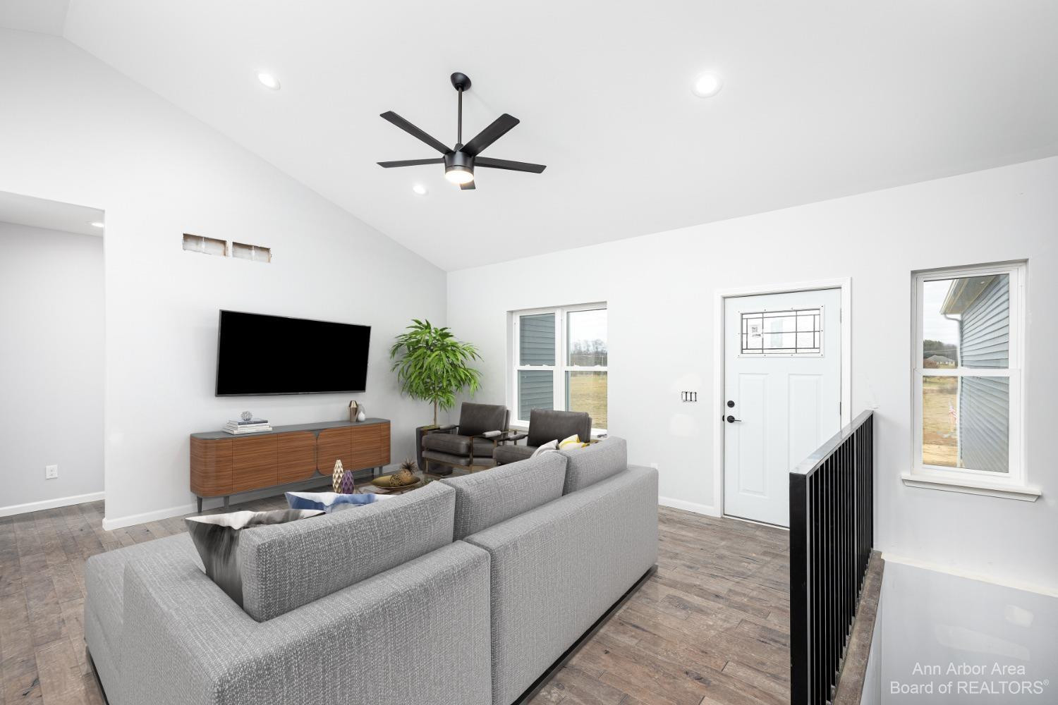 5701 West Coon Lake Road Howell, MI 48843 - Photo 4 of 42 Virtual Staging of Living Area