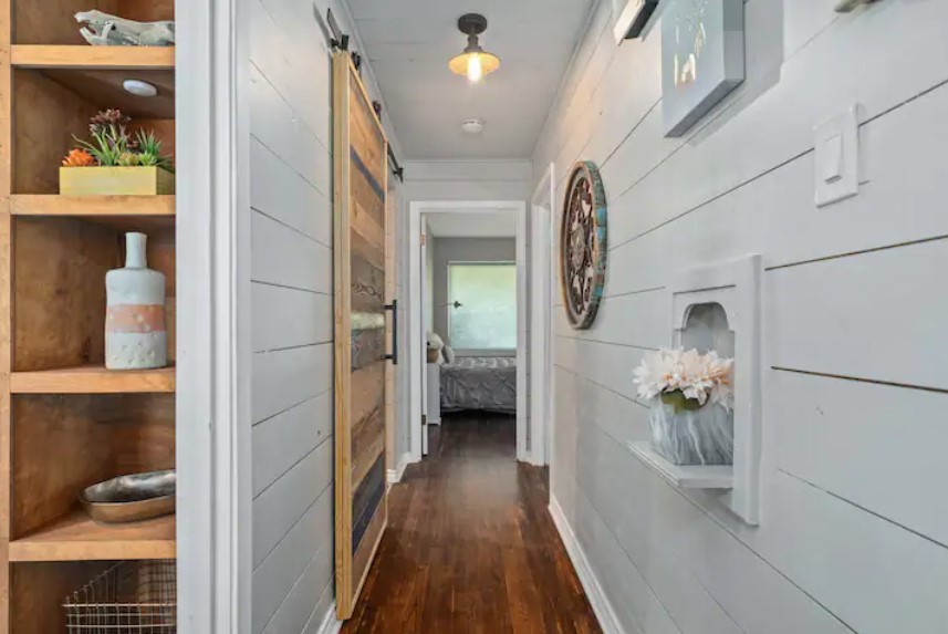 4709 Lido Lane Houston, TX 77092 - Photo 11 of 19 a view of a hallway view with staircase