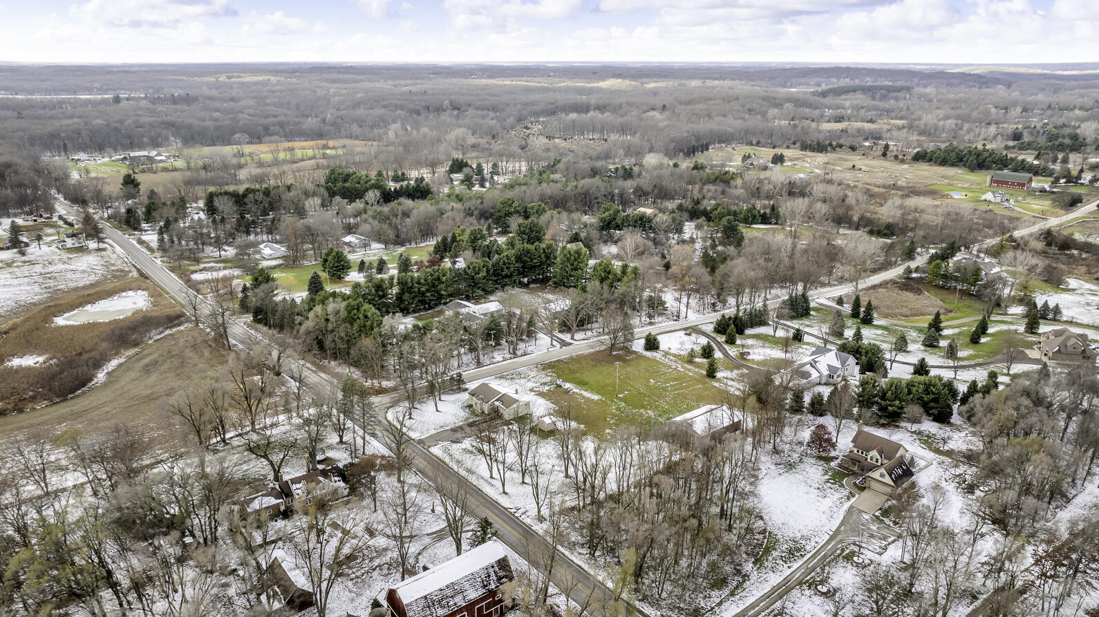 18530 Bush Road Chelsea, MI 48118 - Photo 42 of 51 18530 Bush Rd Chelsea MI (Aerial) - 3