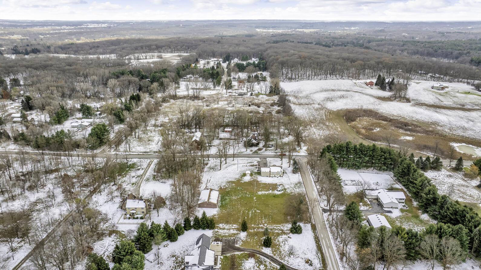 18530 Bush Road Chelsea, MI 48118 - Photo 45 of 51 18530 Bush Rd Chelsea MI (Aerial) - 6