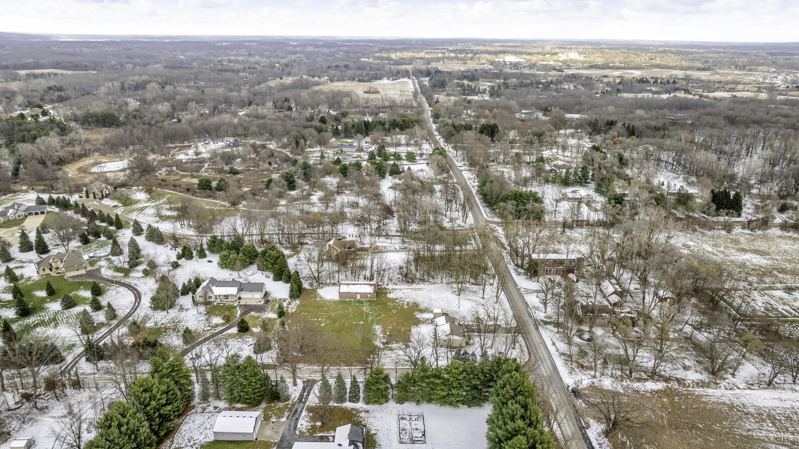 18530 Bush Road Chelsea, MI 48118 - Photo 48 of 51 18530 Bush Rd Chelsea MI (Aerial) - 9
