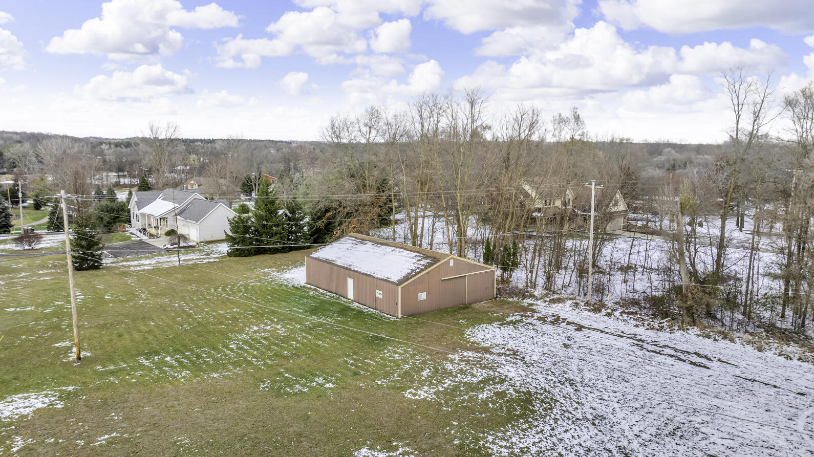 18530 Bush Road Chelsea, MI 48118 - Photo 51 of 51 18530 Bush Rd Chelsea MI (Aerial) - 12