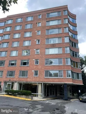 a front view of a building